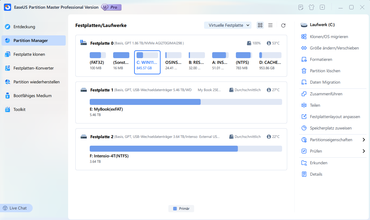EaseUS Partition Manager